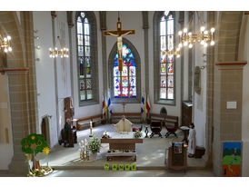 Dankgottesdienst der Kommunionkinder (Foto: Karl-Franz Thiede)